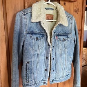 Levi’s Fleece Denim Jacket (Size S)